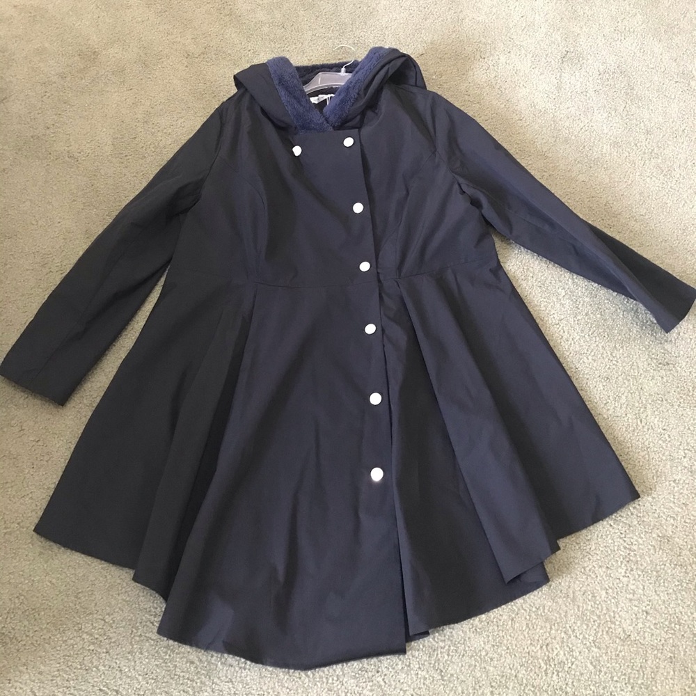 Pleated jacket plus size NWT